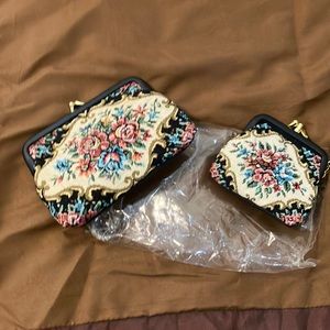 NIP never used 2 small purses one for coins and keys the other for lipstick and